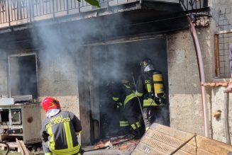 Ancora un incendio nel centro abitato