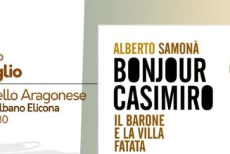 L’1 luglio presentazione del libro di Alberto Samonà