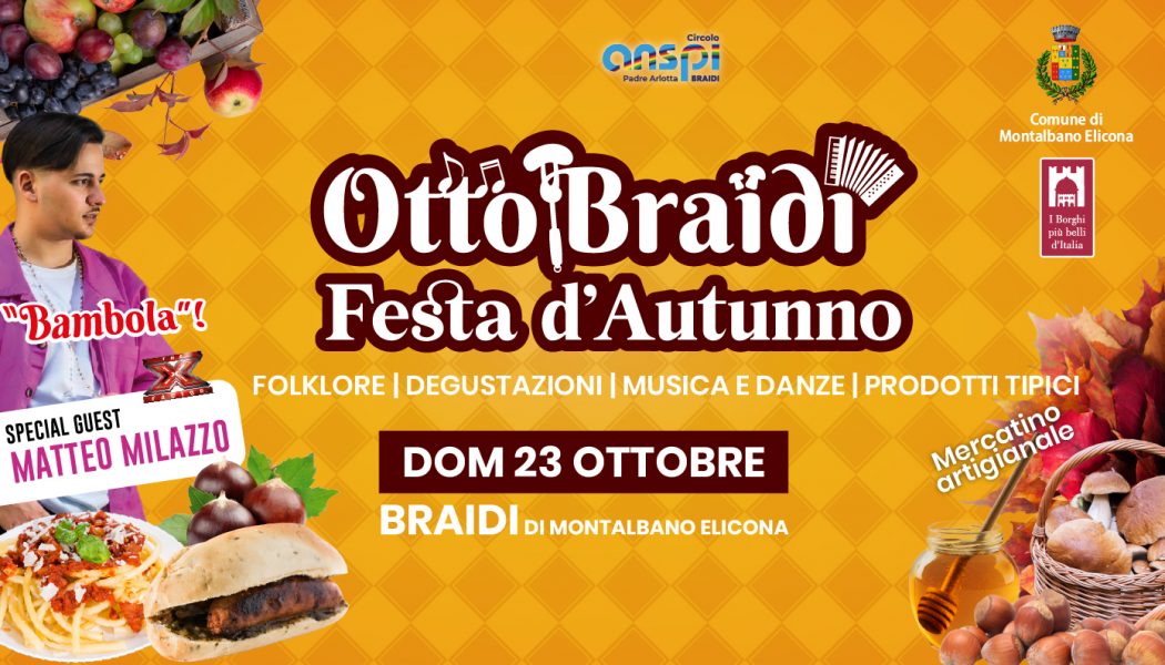 OTTOBRAIDI, FESTA D’AUTUNNO A BRAIDI