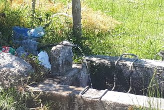 La fontana di Fontanapumo di nuovo in funzione