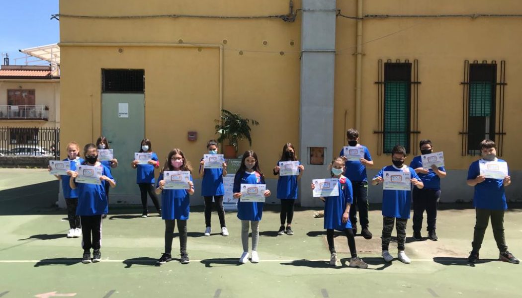 GiocoCalciando per i bambini della classe quarta di Montalbano