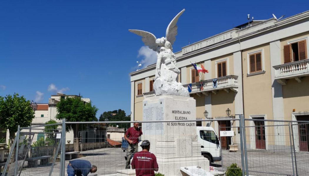 Continuano i lavori del Monumento ai Caduti