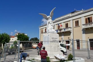 Continuano i lavori del Monumento ai Caduti