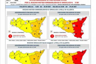 Ancora allerta meteo a Montalbano