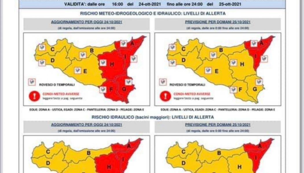 Allerta rossa: domani scuole chiuse