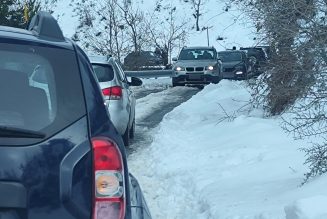 MONTALBANO, AUTO BLOCCATE SULLA NEVE E FILE CHILOMETRICHE