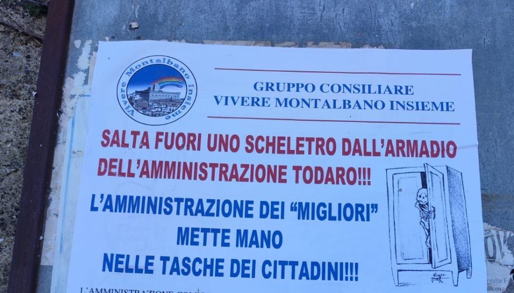 L’opposizione attacca la maggioranza a suon di manifesti