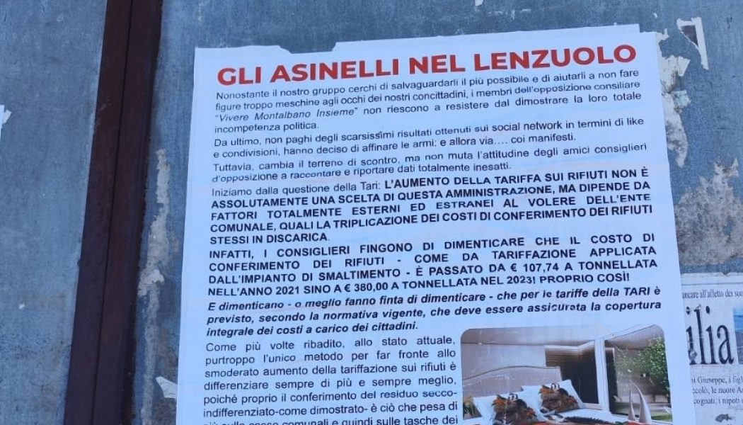A Montalbano gli asinelli si chiamano scecchi